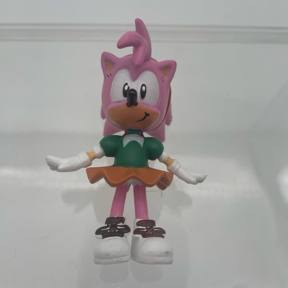 SEGA Sonic Amy Rose‎ Classic Pink Green Orange Collectible Action Figure